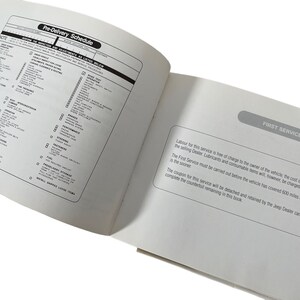 Vintage Jeep Cherokee Owner Manual Service Book Folder Owner's Handbook