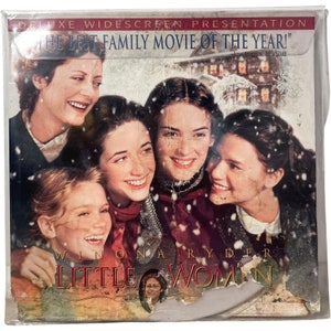 Vintage Laservision Videodisc Little Woman Movie PAL SECAM Digital Media Memorabilia Collector c1990's / EVE