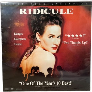 Vintage American US Laservision Videodisc Ridicule Movie NTSC Digital Media Memorabilia Collector c1980's / EVE