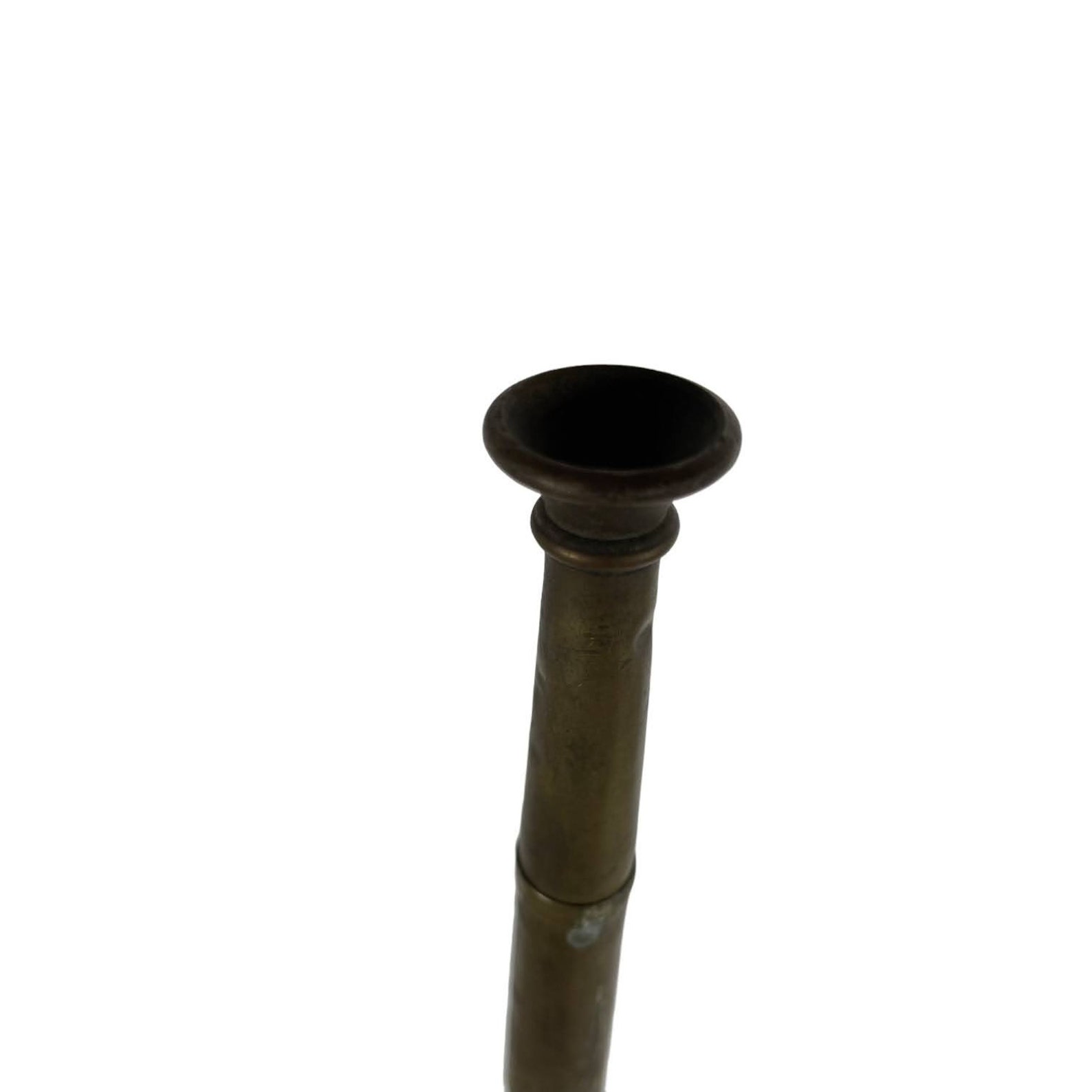Hunting Bugle Horn, With Brass Chain, Hunting Helper For Hunters By A B Instrument Co