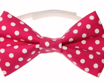 Giant CLOWN SIZE Cotton Bow TieMeasures 8/" Across 5/" Wide XXL Big Bowtie