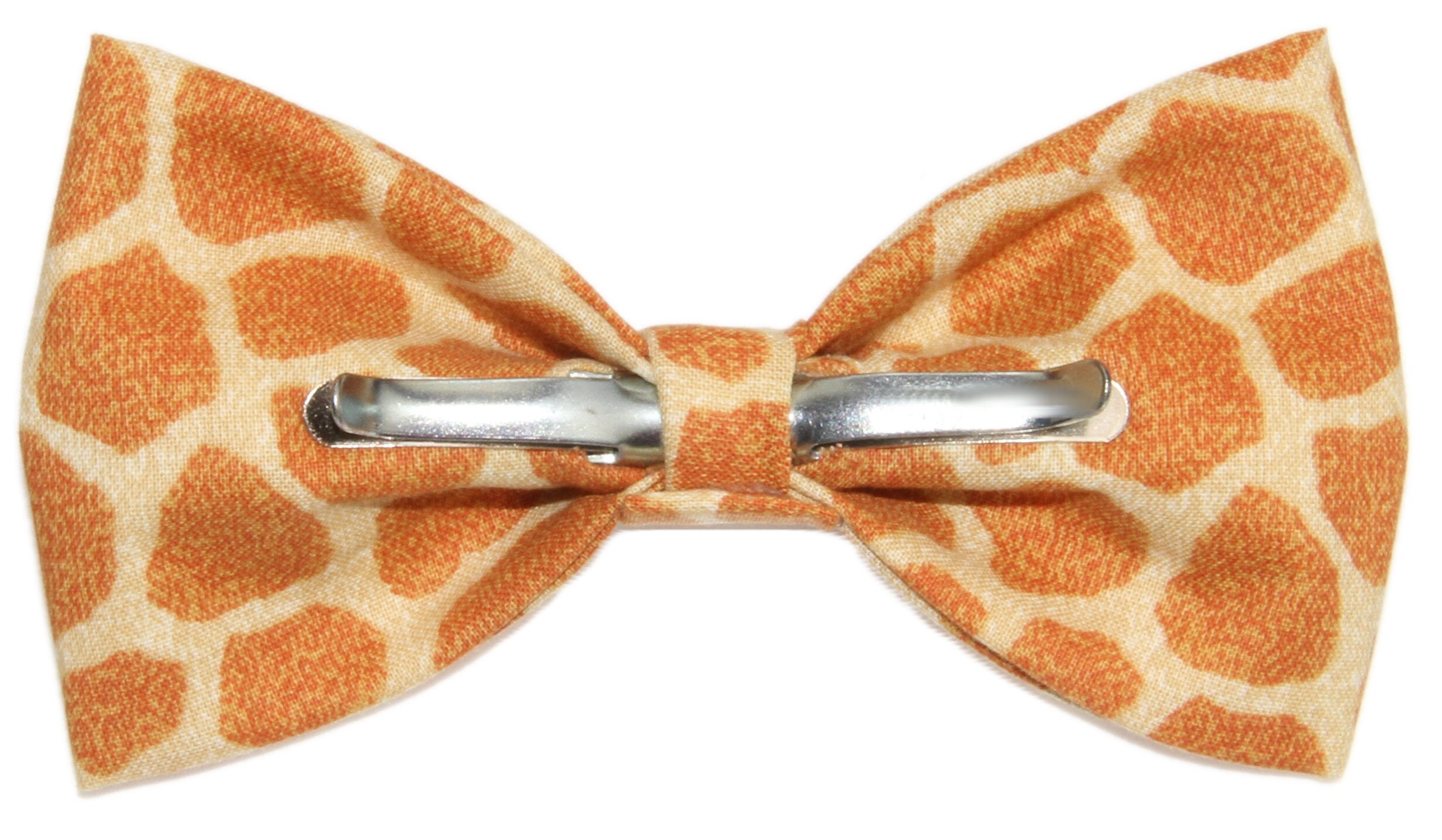 Giraffe Print Clip-On Cotton Bow Tie Men's Bow Tie | Etsy