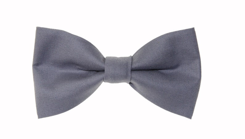 Boys Ruby Red Clip On Cotton Bow Tie Bowtie amy2004marie