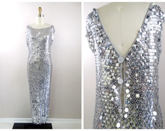 paco rabanne silver dress