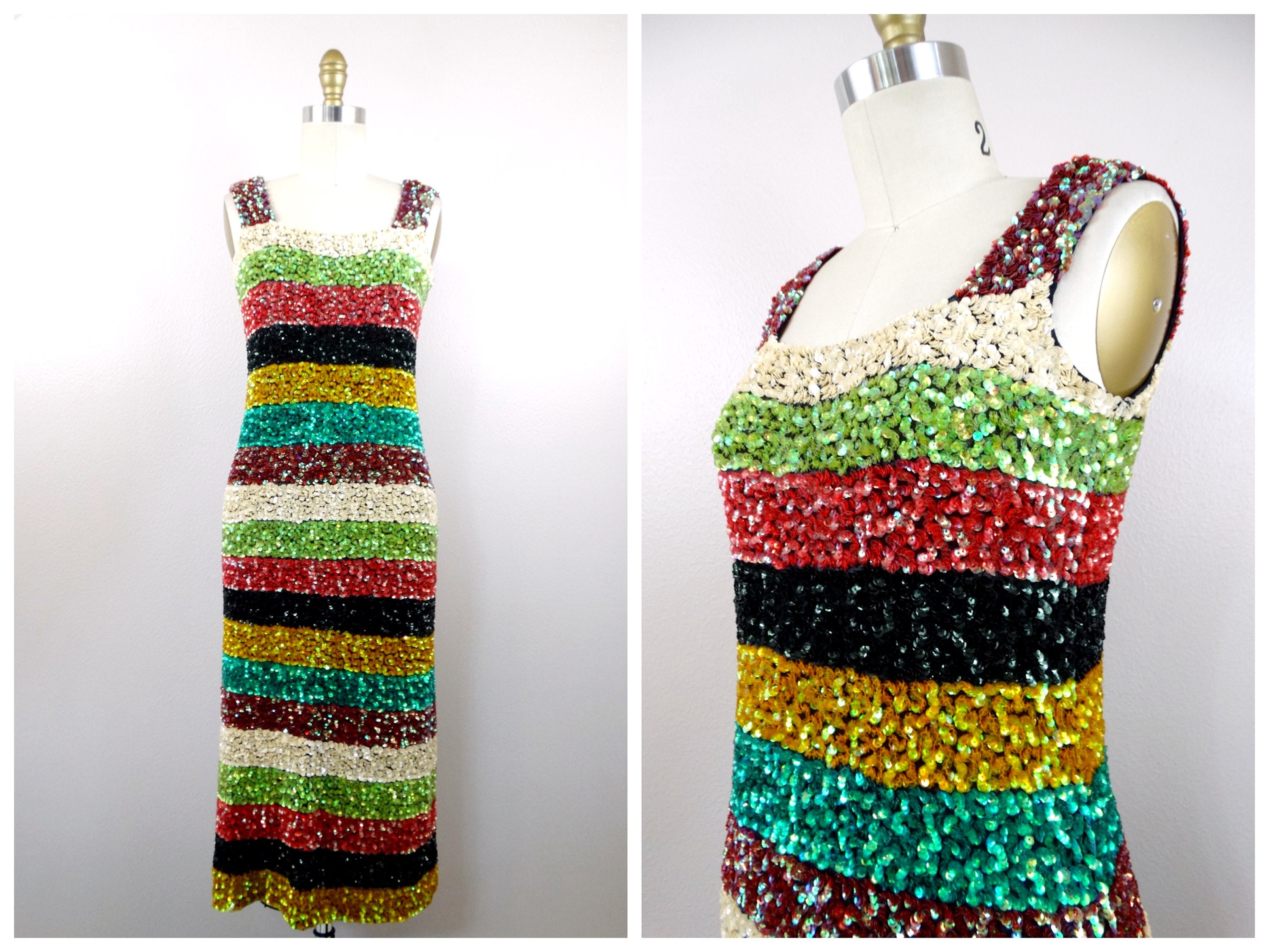 Jean Paul Gaultier Sequined Dress // Haute Couture 90s Jean Paul Gaultier Sequined Dress // Haute Couture 90s