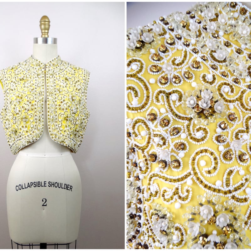 'Gold and Gold Coin' vest Gilet