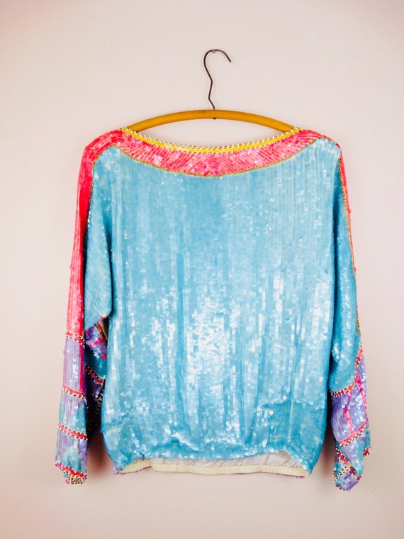 Oversized Pastel Sequin Top by Judith Ann Creatio… - image 4