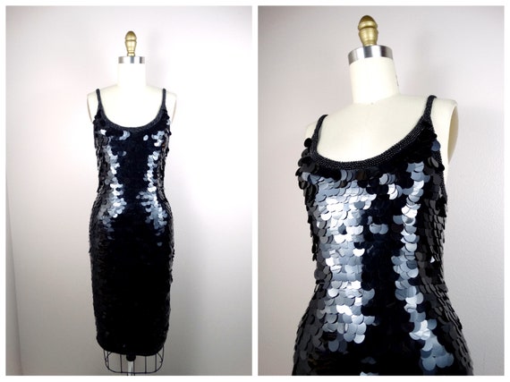 paillette sequin dress