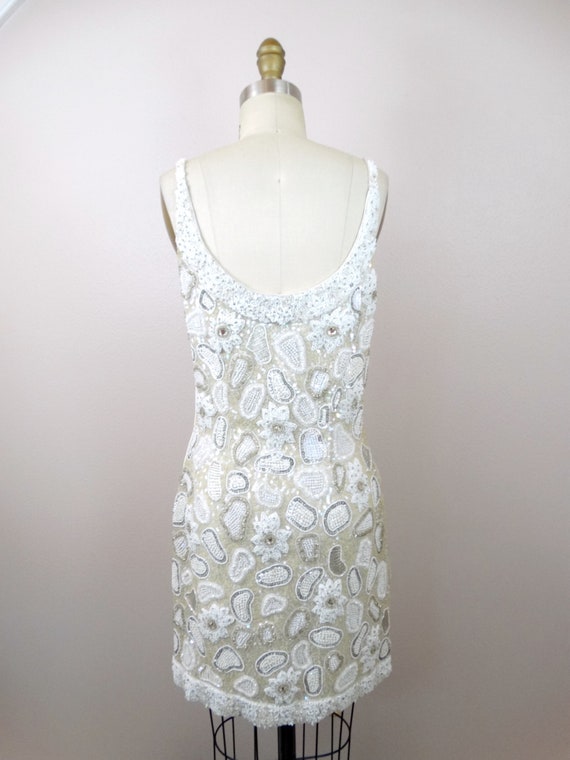 RARE Crystal Couture Rhinestone Mini Dress and Bo… - image 8