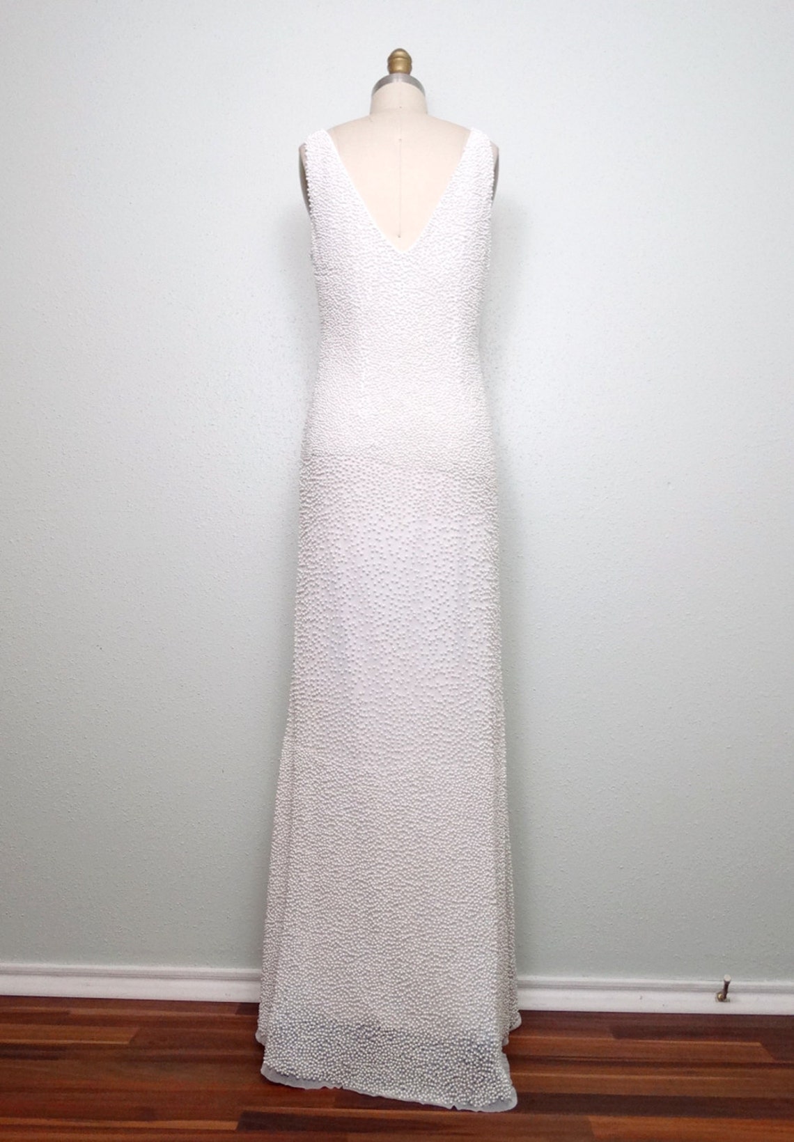 All Pearl Beaded Wedding Dress / Heavily Embellished Wedding - Etsy