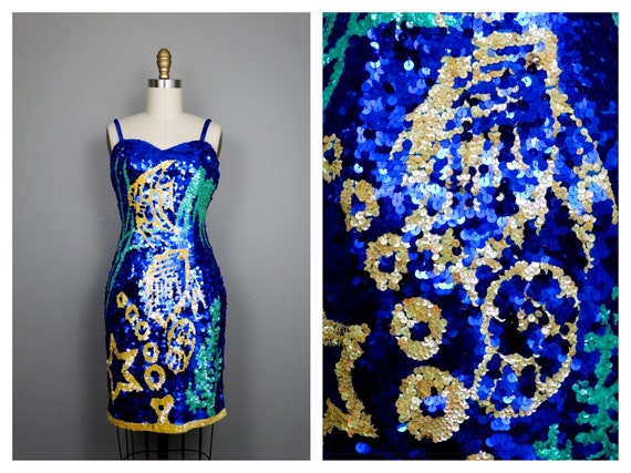 etsy sequin dress Women White Sequin Dress