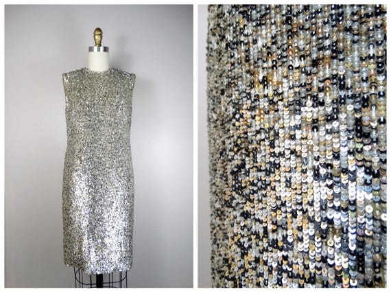 60s Peggy Jennings Sequin Dress // 60s Vintage Cou