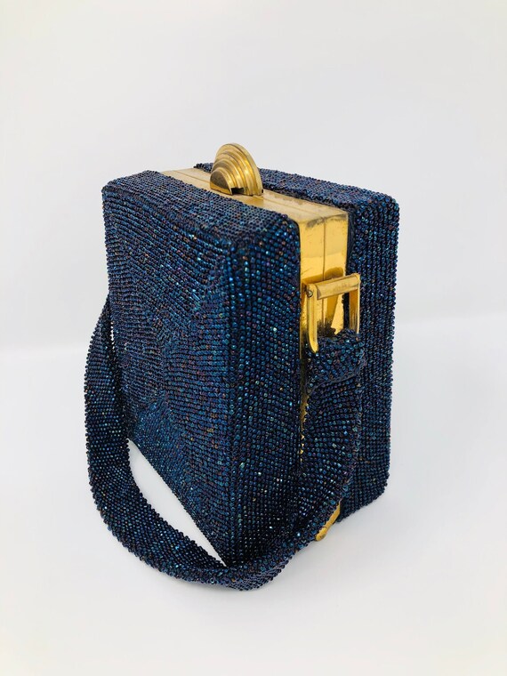 Beaded box shop bag