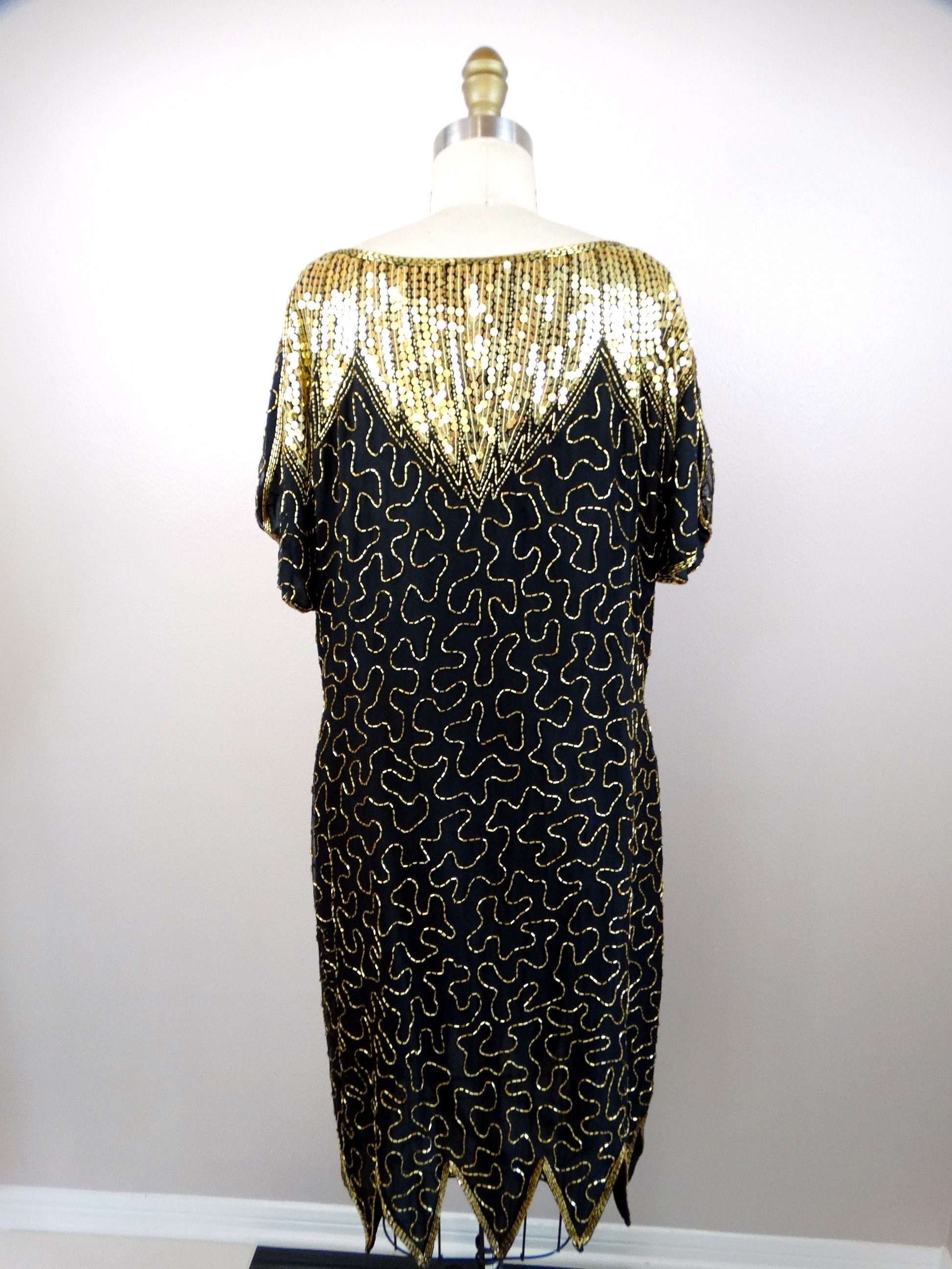 black and gold butterfly dress Short Sequin Butterfly Homecoming Party Dress 631S Black/Gold / 00 main image 1