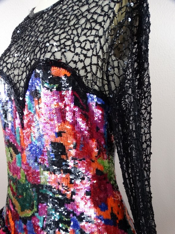 Naeem Khan Beaded Haute Couture Ballgown // Vinta… - image 5