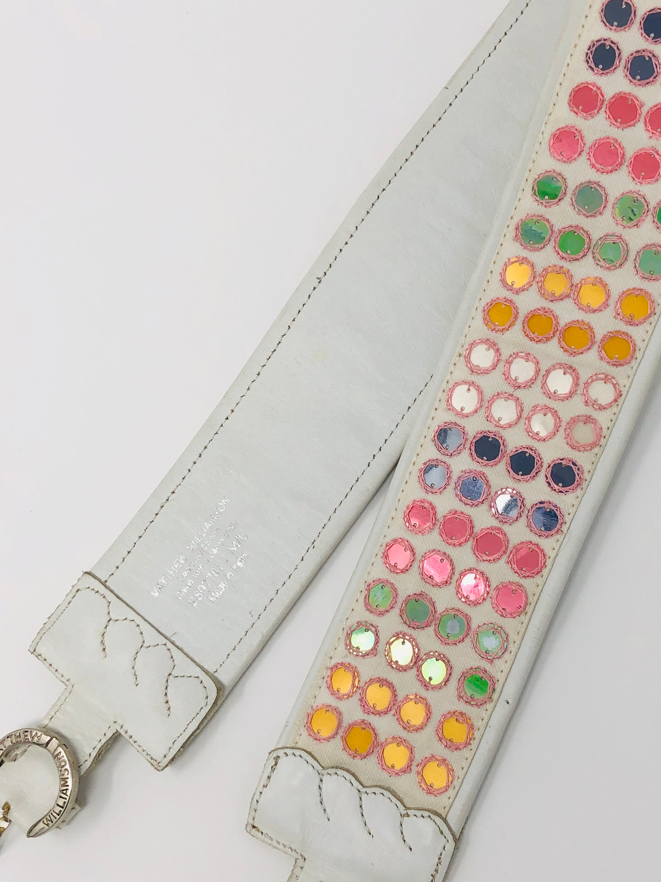 Vintage Matthew Williamson Retro Sequined Belt // Designer  display picture 1