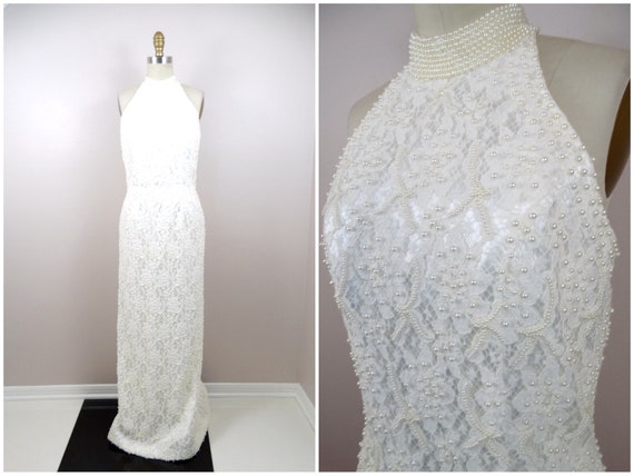 Vali Crochet Pearl Embellished Dress main image 1