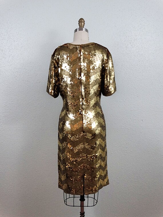 grey and gold combination dress Luxurious Grey/Gold Kolossya Women's Midi Dress Yuliya Magdych Grey/Gold / 4XL main image 0