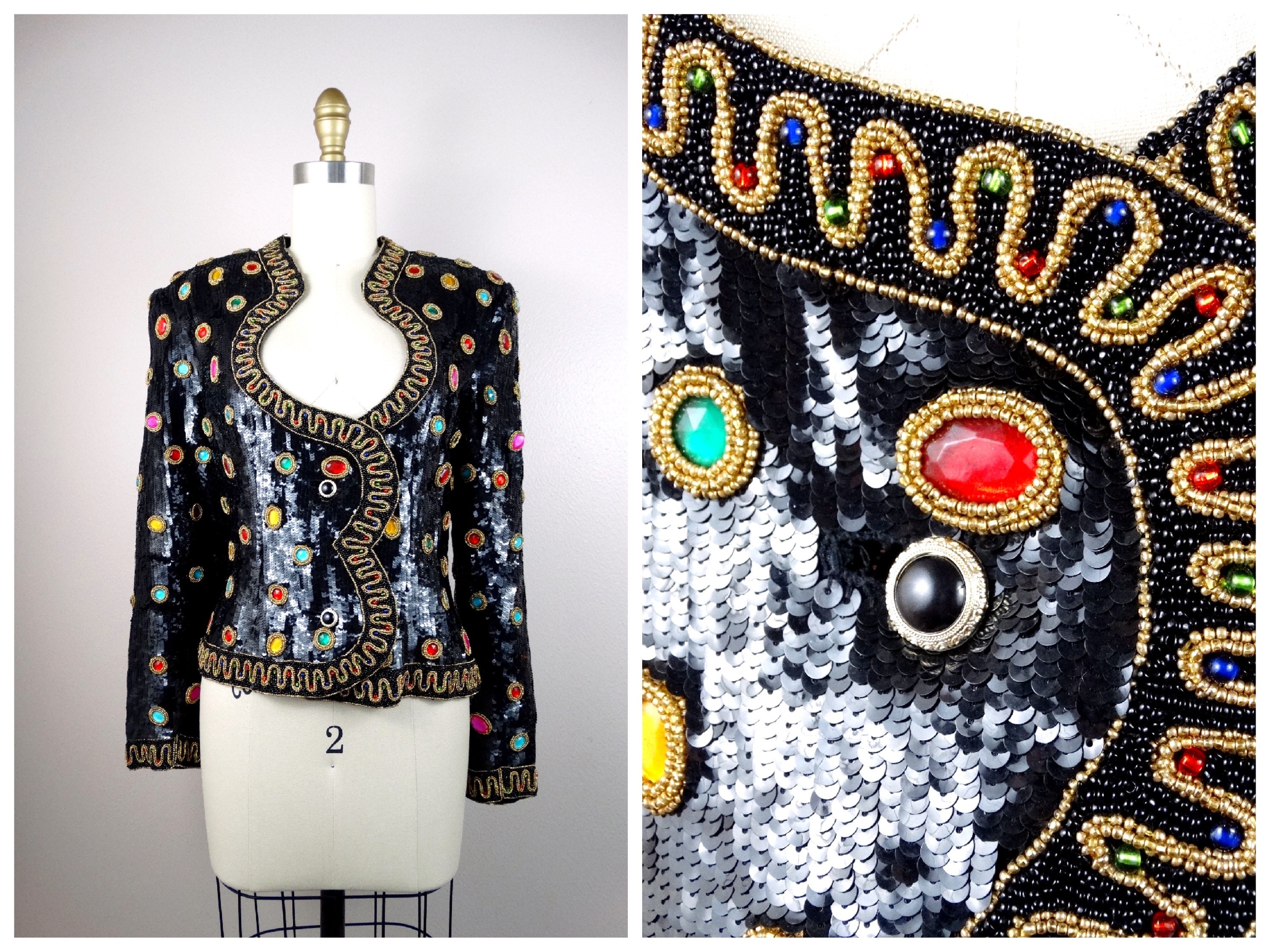 ジャケット・アウター Pe/Ry Garbardine Stretch beaded jacket PE/RAYON GABARDINE STRETCH JACKET WITH GATHERED SHIRRING