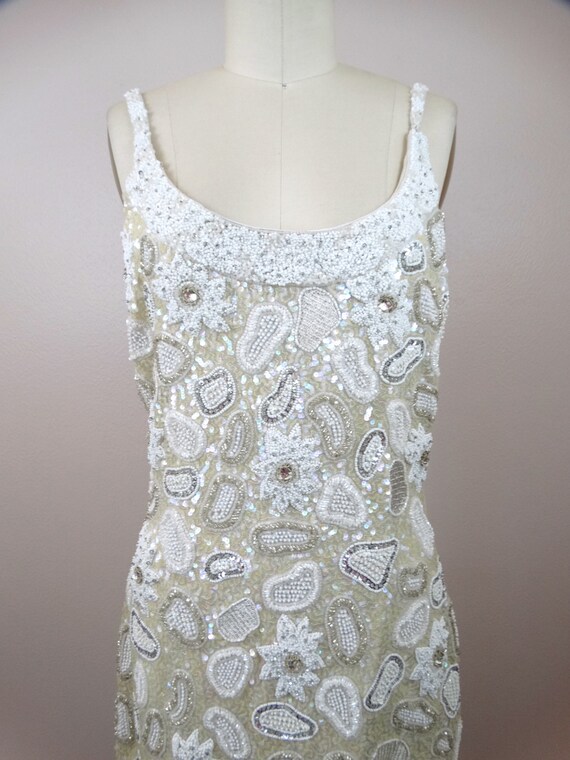 RARE Crystal Couture Rhinestone Mini Dress and Bo… - image 2