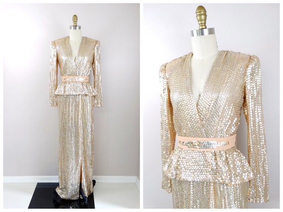 70s dress sequin