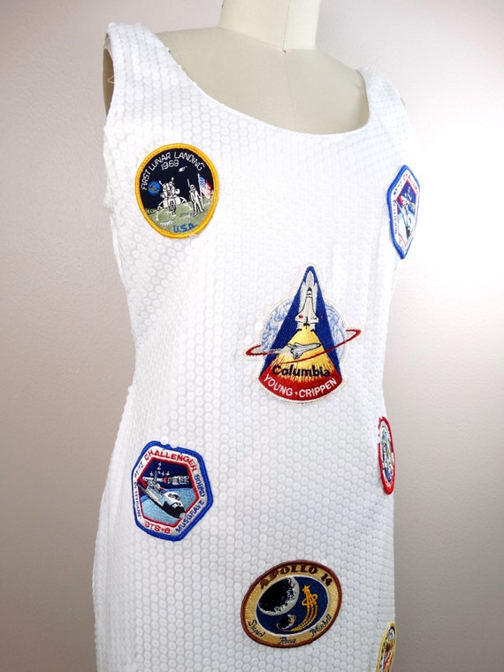 90s NASA Sequined Dress / RARE 1990’s Vintage Des… - image 2