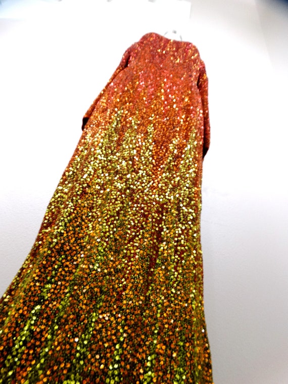 Naeem Khan Ombré Beaded Sequin Gown // Vintage Co… - image 4