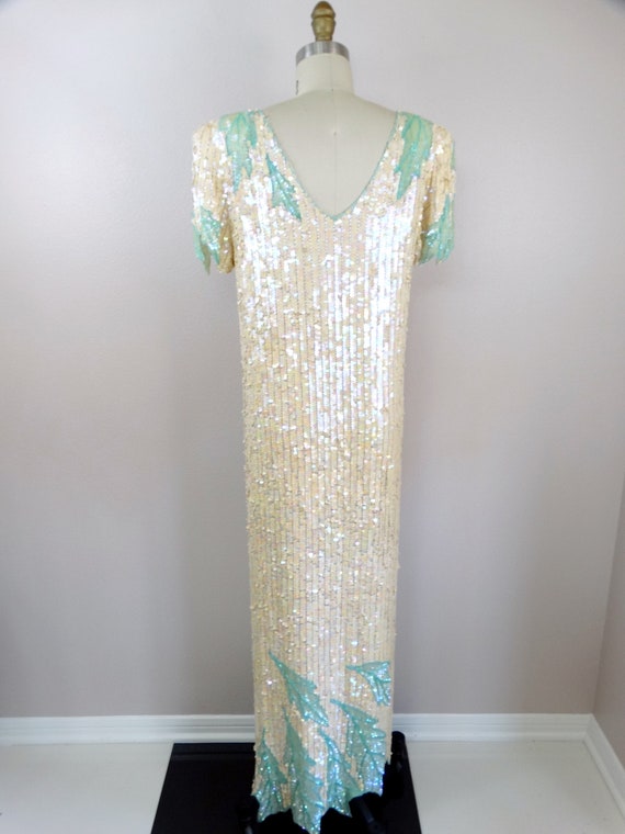 green emerald velvet dress Two Piece Prom Dresses Rhinestone Beaded Mint Green Long Formal Dresses APD3489 main image 1