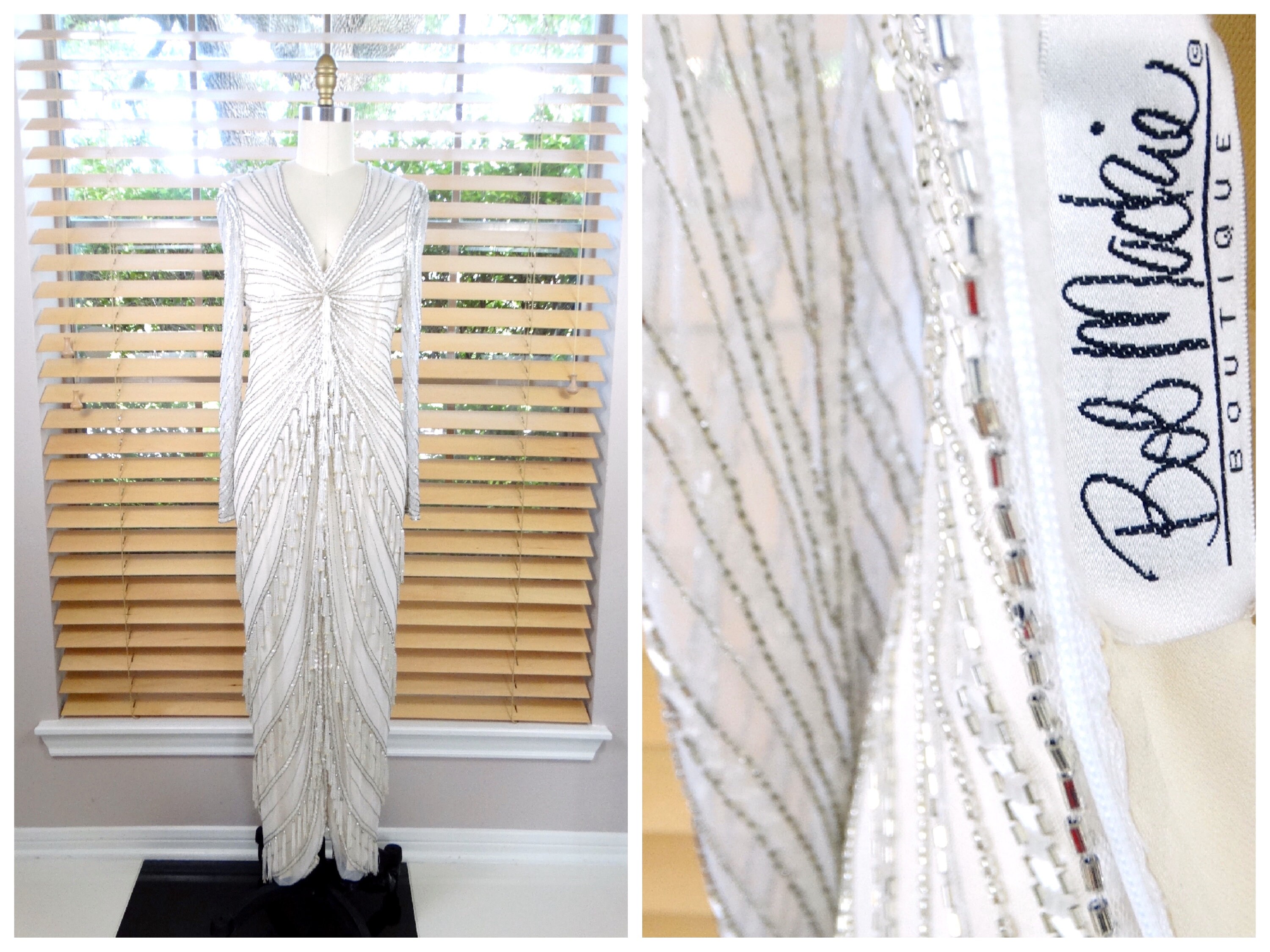 Bob mackie wedding dress hotsell