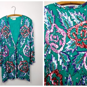 Plus Size Beaded Evening Jacket Etsy