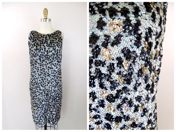 60s Macy's Sequin Dress // 1960’s Vintage Couture… - image 1