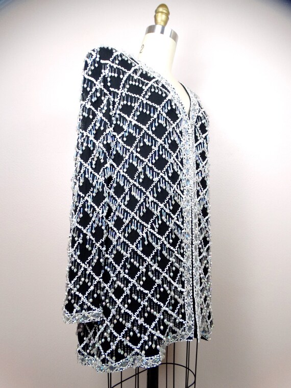 Beaded Fringe Teddy with Strap Detail main image 1