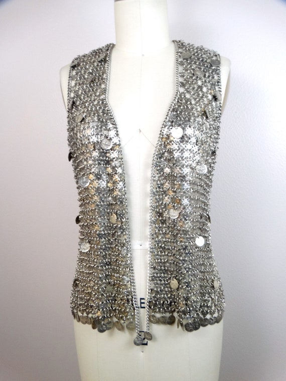RARE Heavy Chainmail Vest / Paco Rabanne Vintage Style Metal RARE Heavy Chainmail Vest / Paco Rabanne Vintage Style Metal