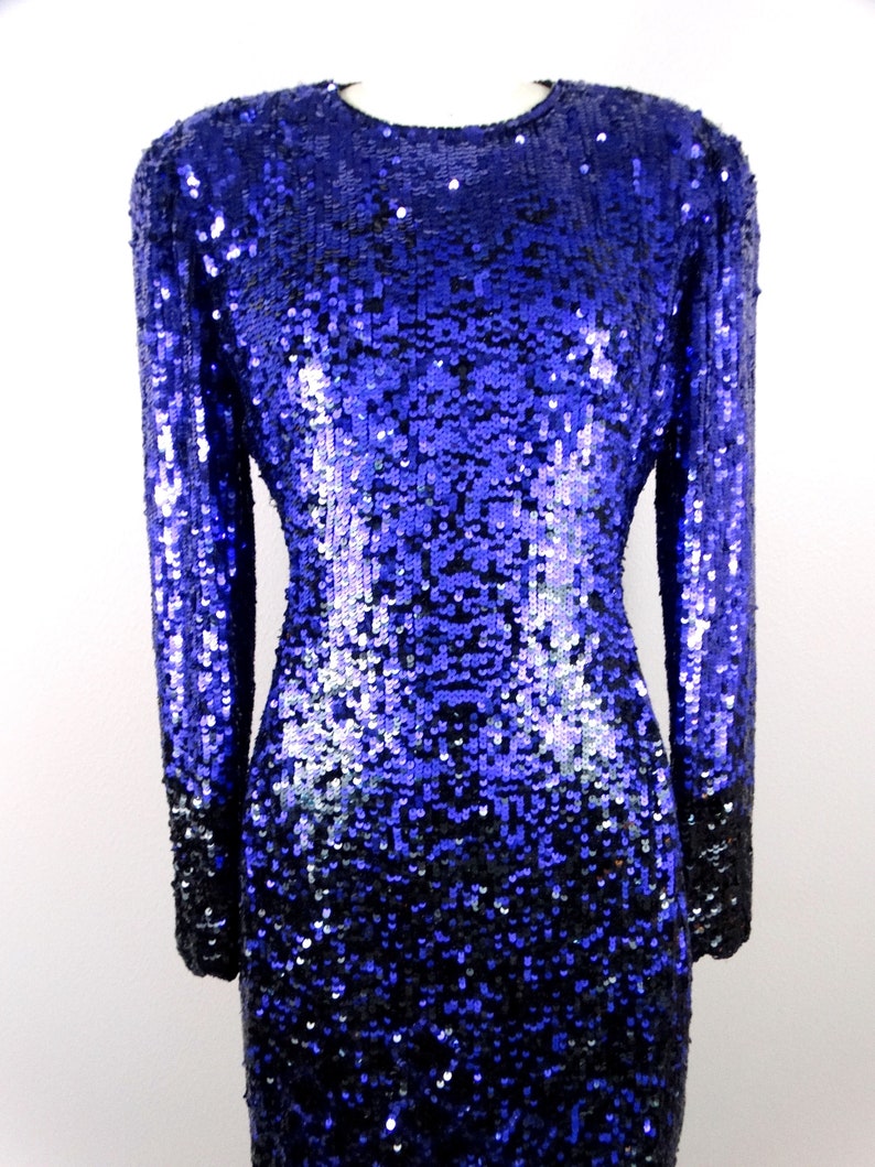 S Ombré Sequin Dress // GLAM Sequined Dress // Ombre Purple | Etsy