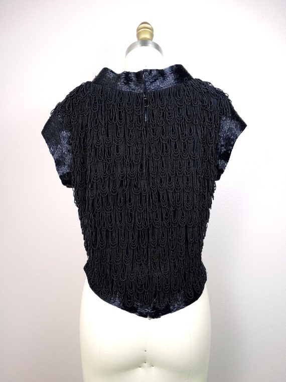 50s Beaded Loop Fringe Top by Bruce Arnold // 195… - image 7