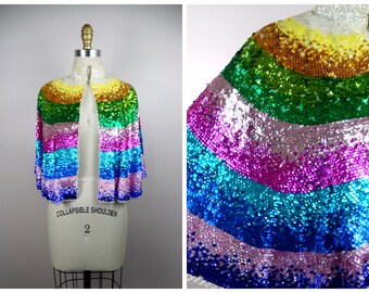 LONG SLEEVE LONG CAPE RAINBOW ROOM