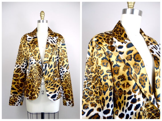 Leopard print blazer australia clearance