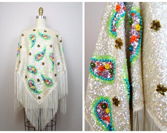 華やかショール★FOREVER NEW★スパンコール Carmen Sequin Cape Fringed cape with sequins | FIVE SENSES