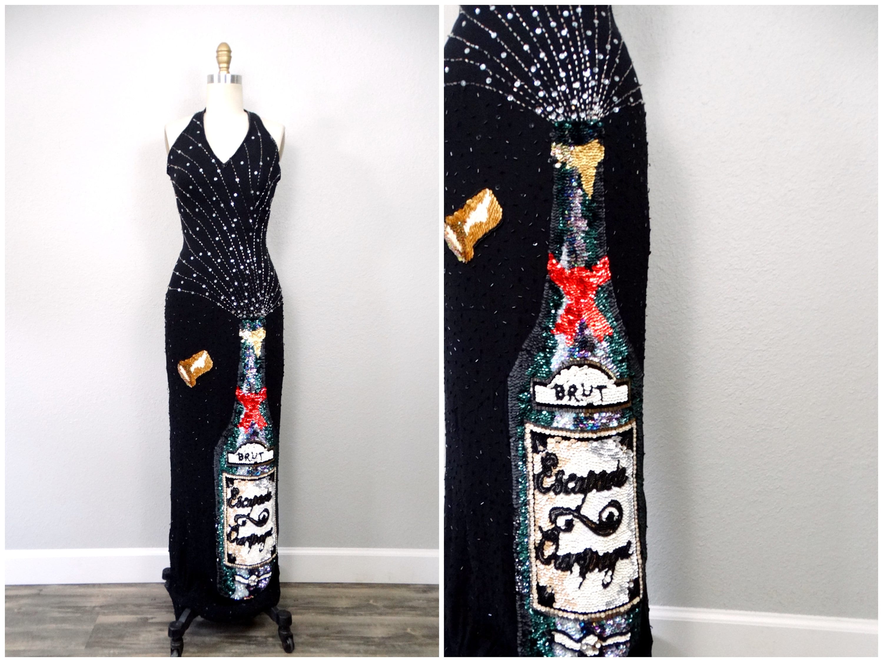 sachin and babi light blue dress Champagne Embroidered Midi Dress - All Dresses main image 0