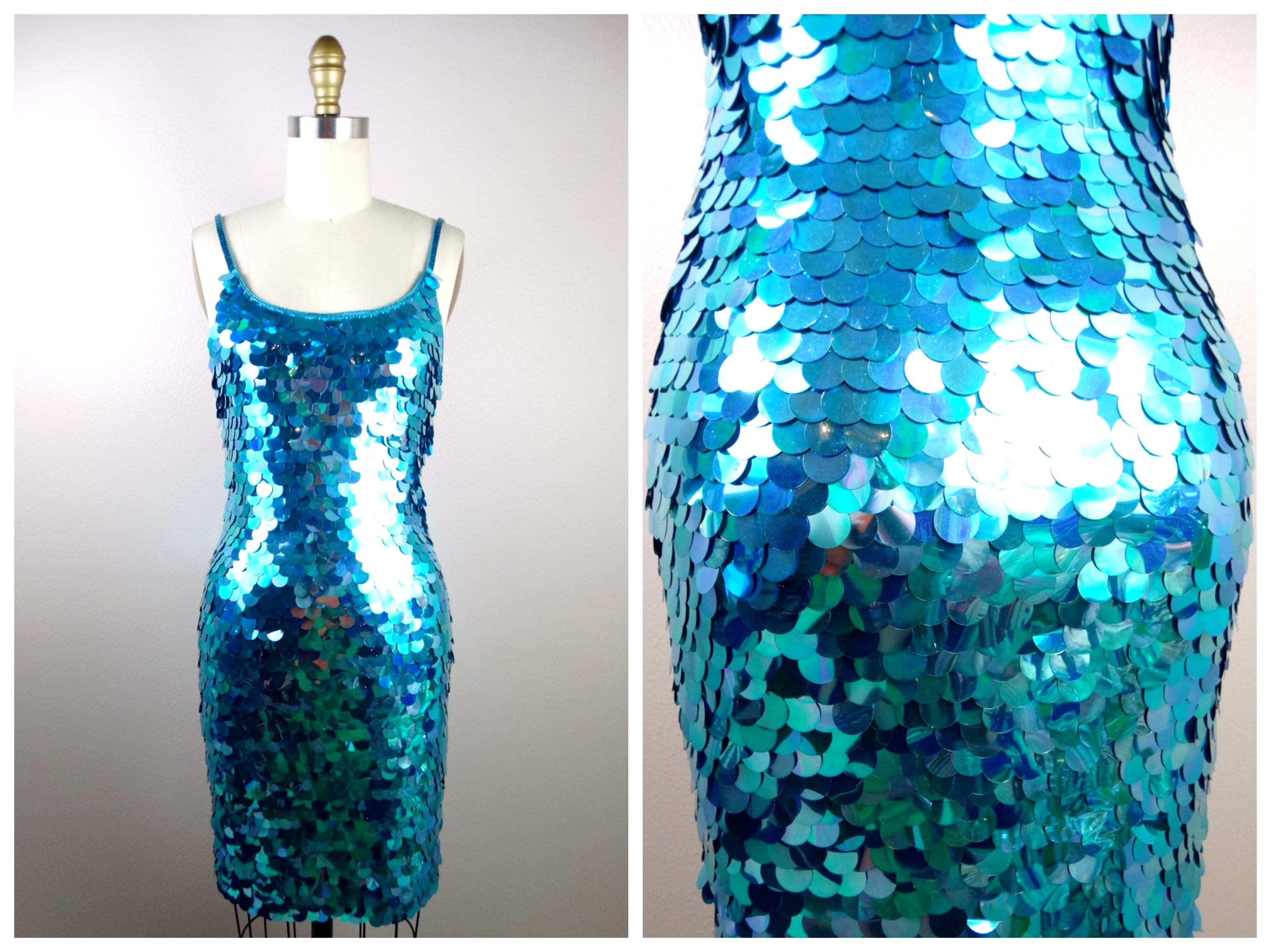 paillette sequin dress