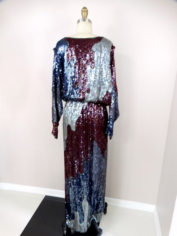 Exquisite Fully Sequined Evening Gown // Formal S… - image 6