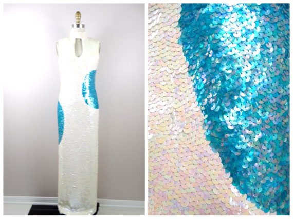 fully sequined dress