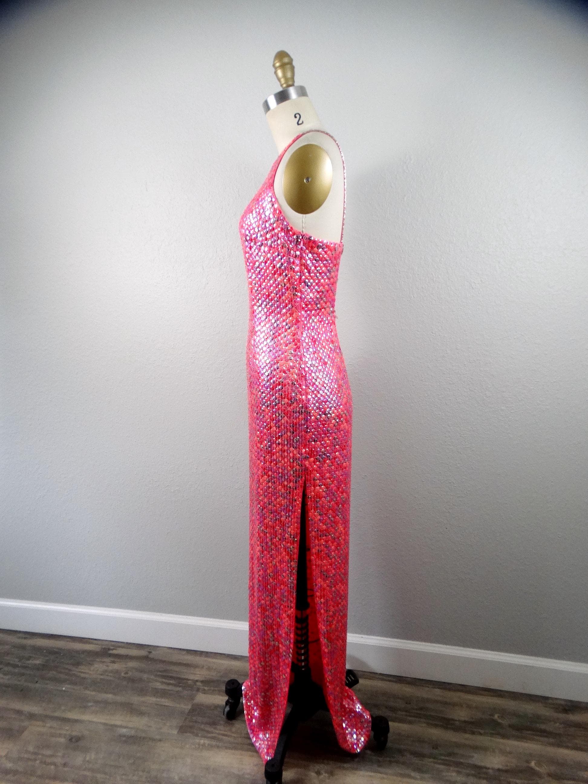 pink barbie sequin dress AMARA BARBIE PINK SEQUIN DRESS | CULT MIA
