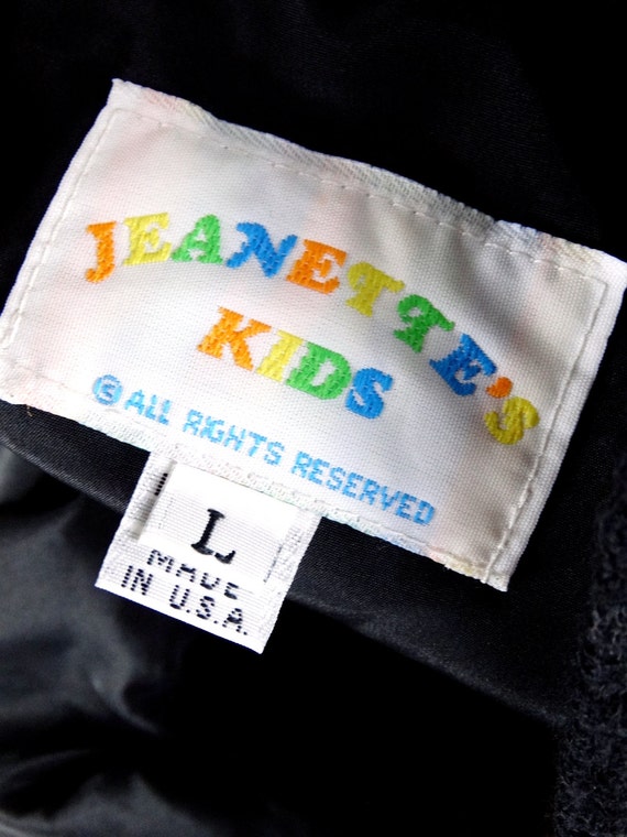 Jeanette's Kids Sequin Bomber Jacket / RARE Yosem… - image 4