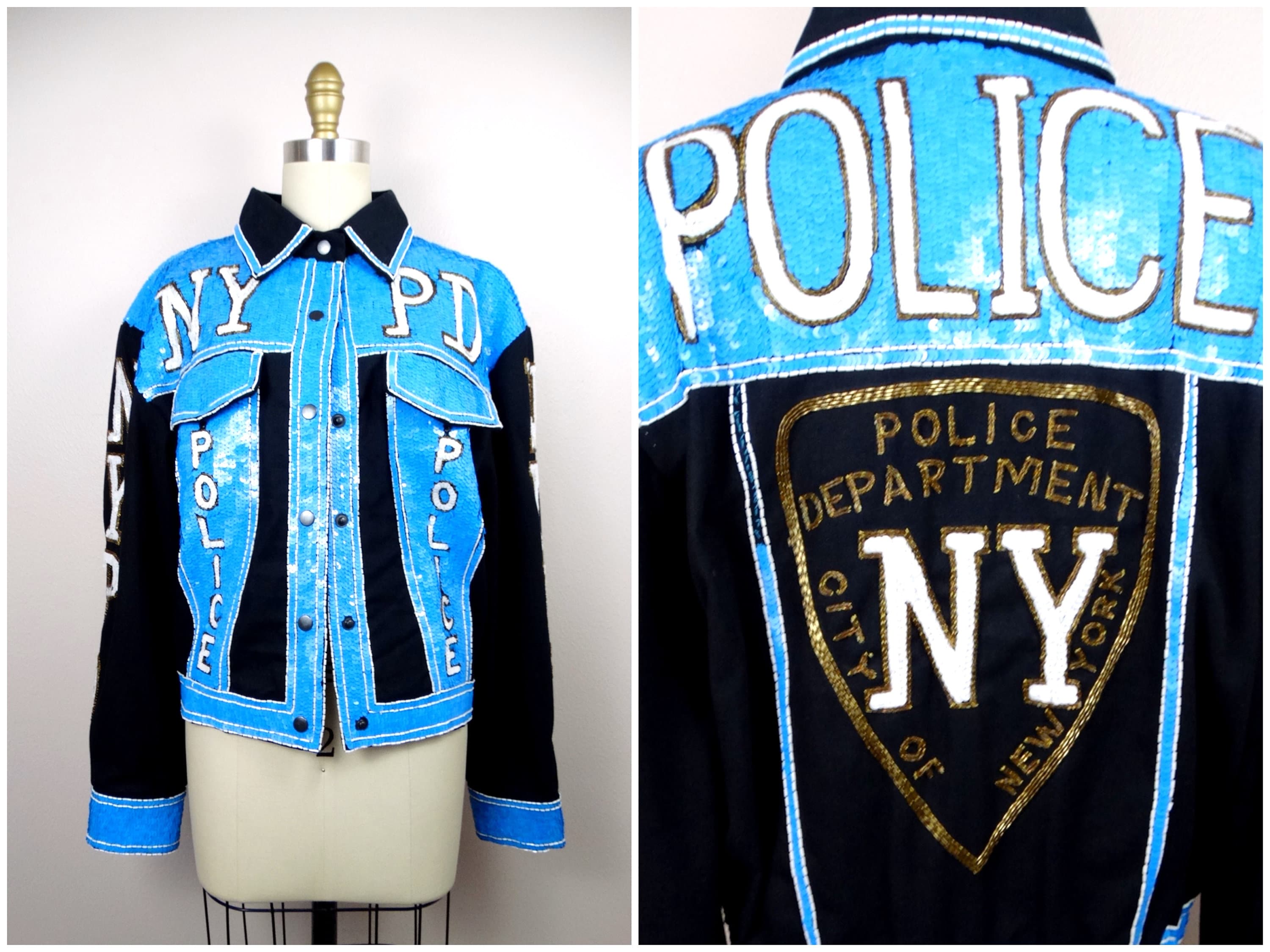 Jackets & Coats, Custom New York Rangers Denim Jacket Nypd