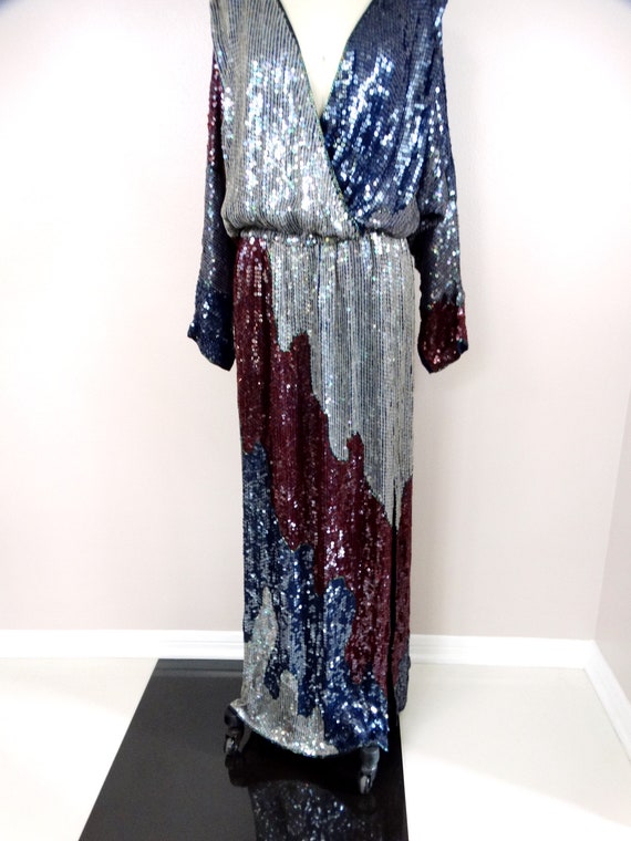 Exquisite Fully Sequined Evening Gown // Formal S… - image 2