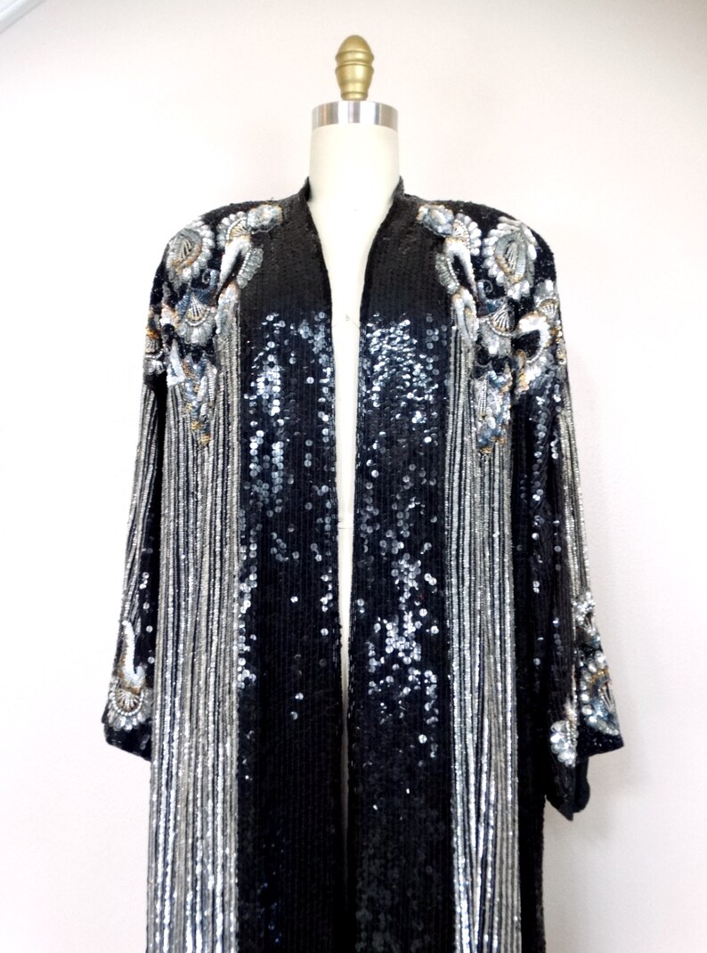 beaded kimono dress