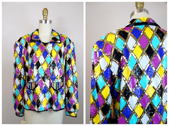 Large sequin clearance jacket
