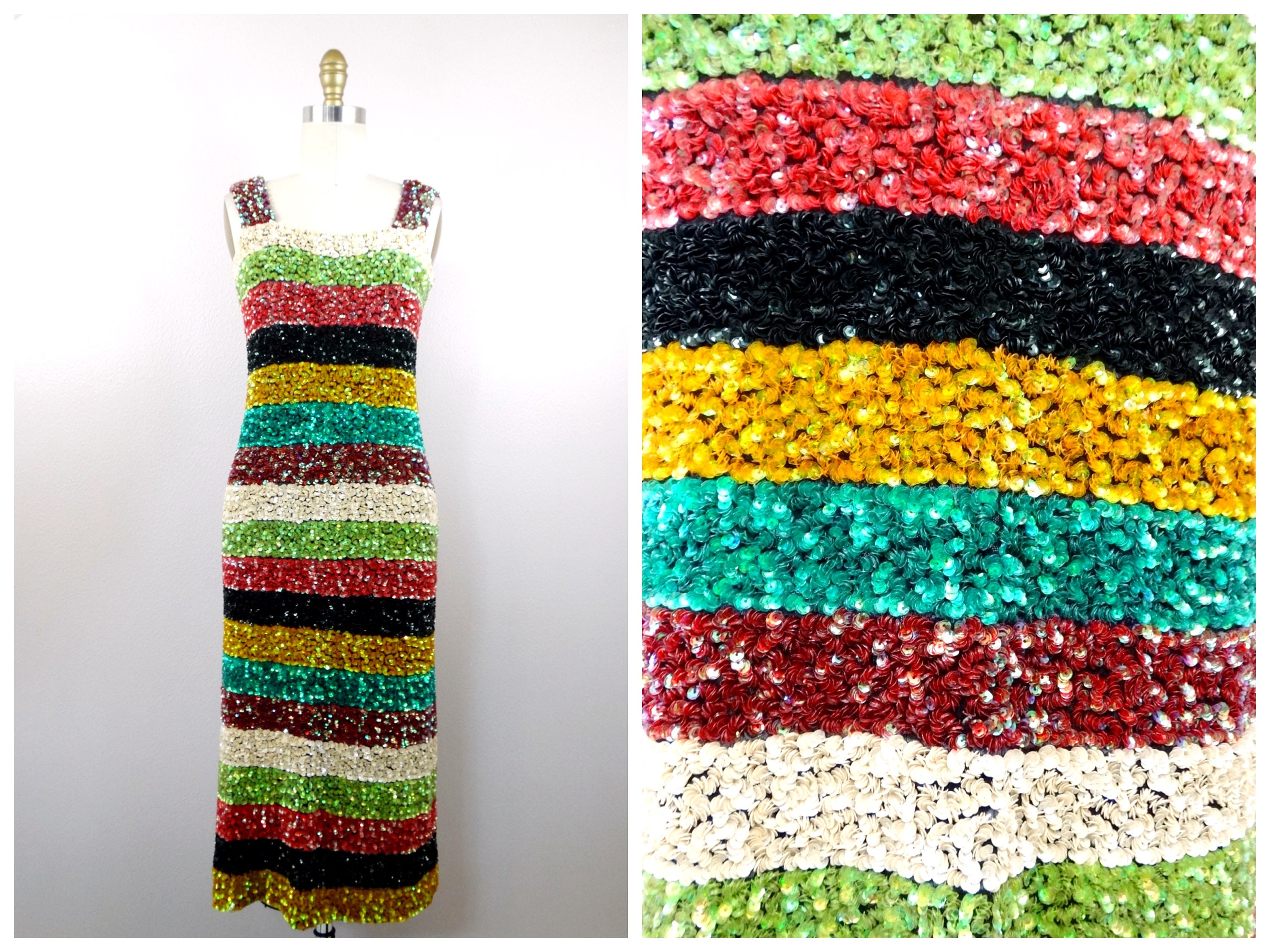 Jean Paul Gaultier Sequined Dress // Haute Couture 90s Jean Paul Gaultier Sequined Dress // Haute Couture 90s
