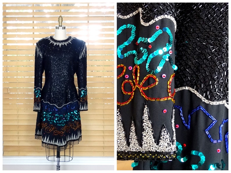 m and s sequin dress